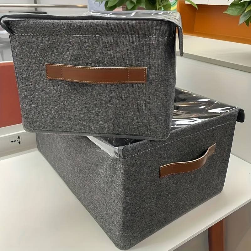 Folding Storage Box With Lid