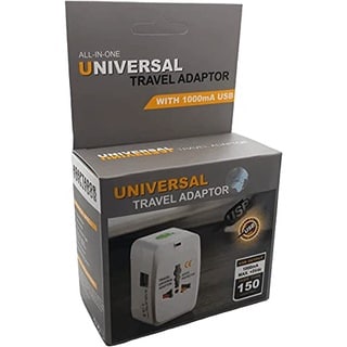 UNIVERSAL TRAVEL USB PLUG ADAPTOR