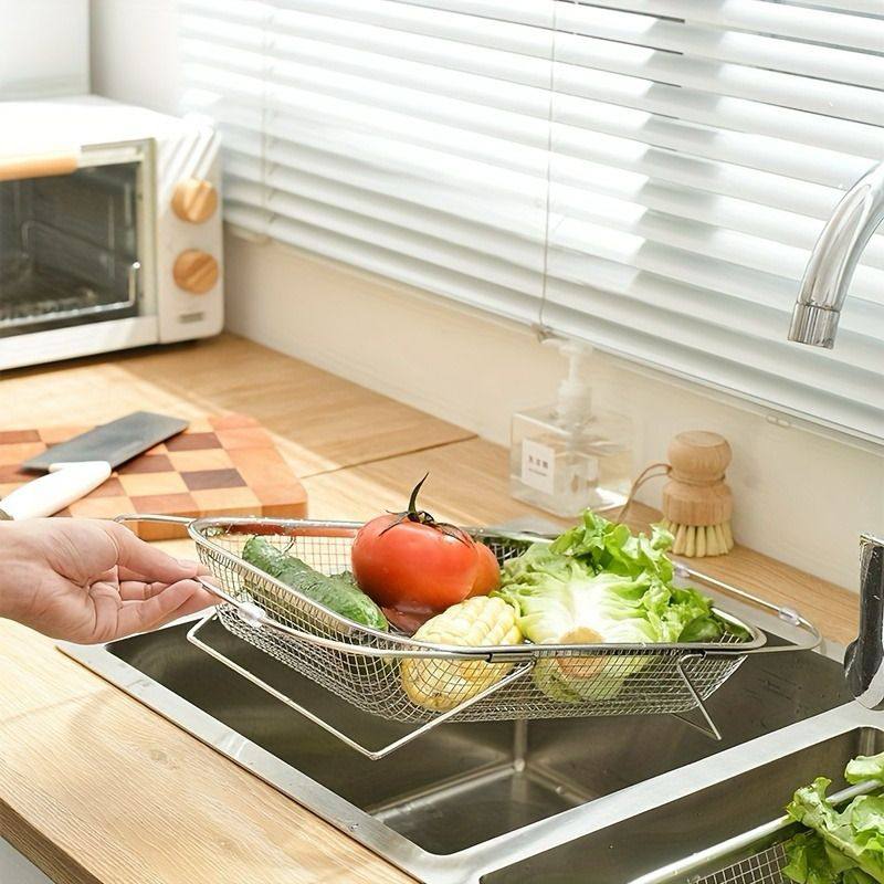 Over The Sink Colander Strainer