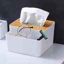 Wooden Tissue Holder With Remote Stand