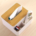 Wooden Tissue Holder With Remote Stand