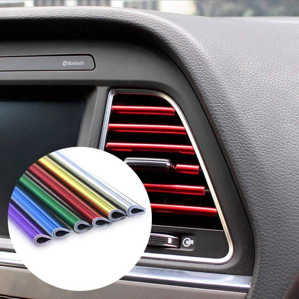 Car Air Conditioner Decoration Strip Set Of 10