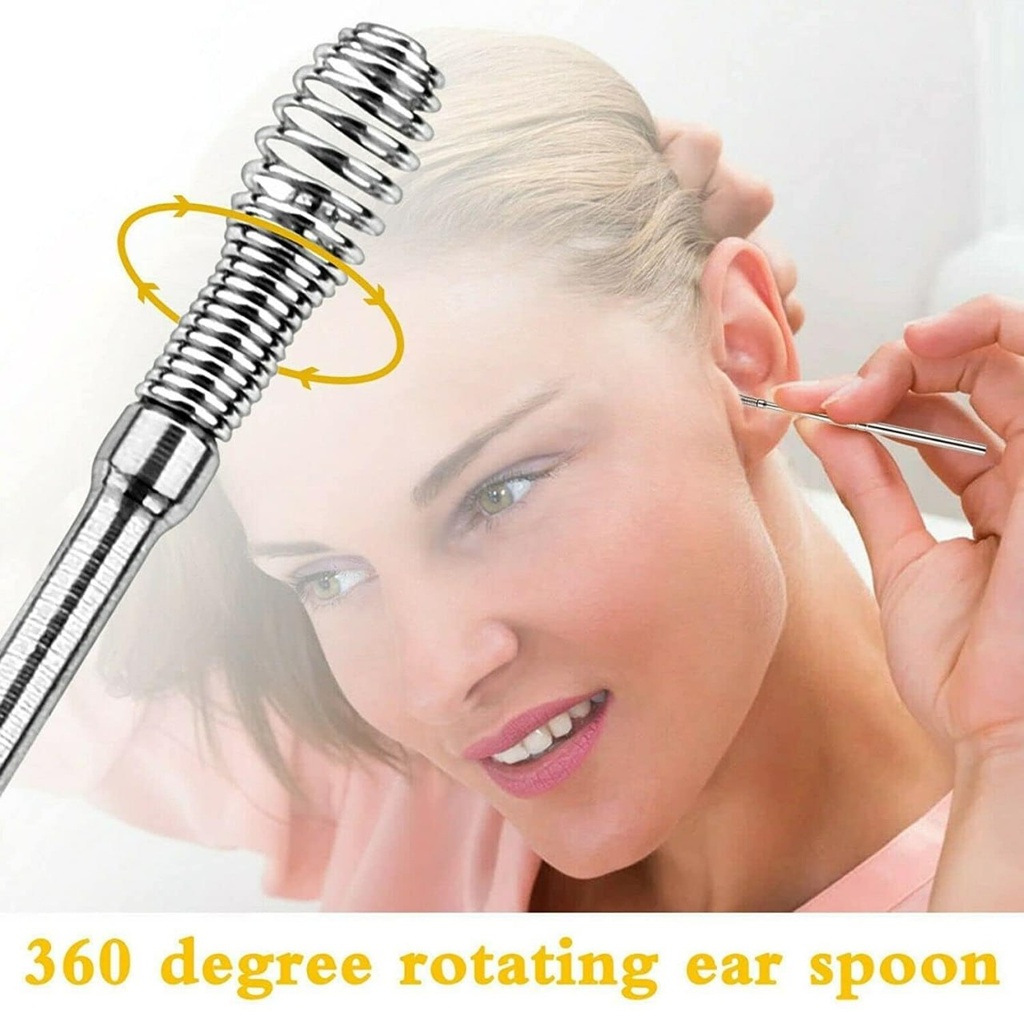 6PCS EAR CLEANING TOOLS WITH ALUMINUM