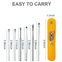 6PCS EAR CLEANING TOOLS WITH ALUMINUM