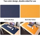 DUAL SIDE NON SLIP DESK PAD (YELLOW & BLUE) , (70X30)