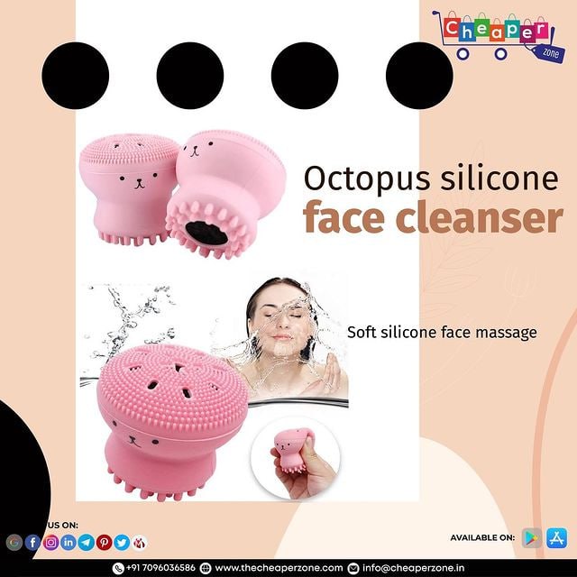 OCTOPUS SILICON FACE CLEANSER