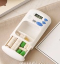 MINI PORTABLE TRAVEL PILL BOX WITH ALARM TIMER