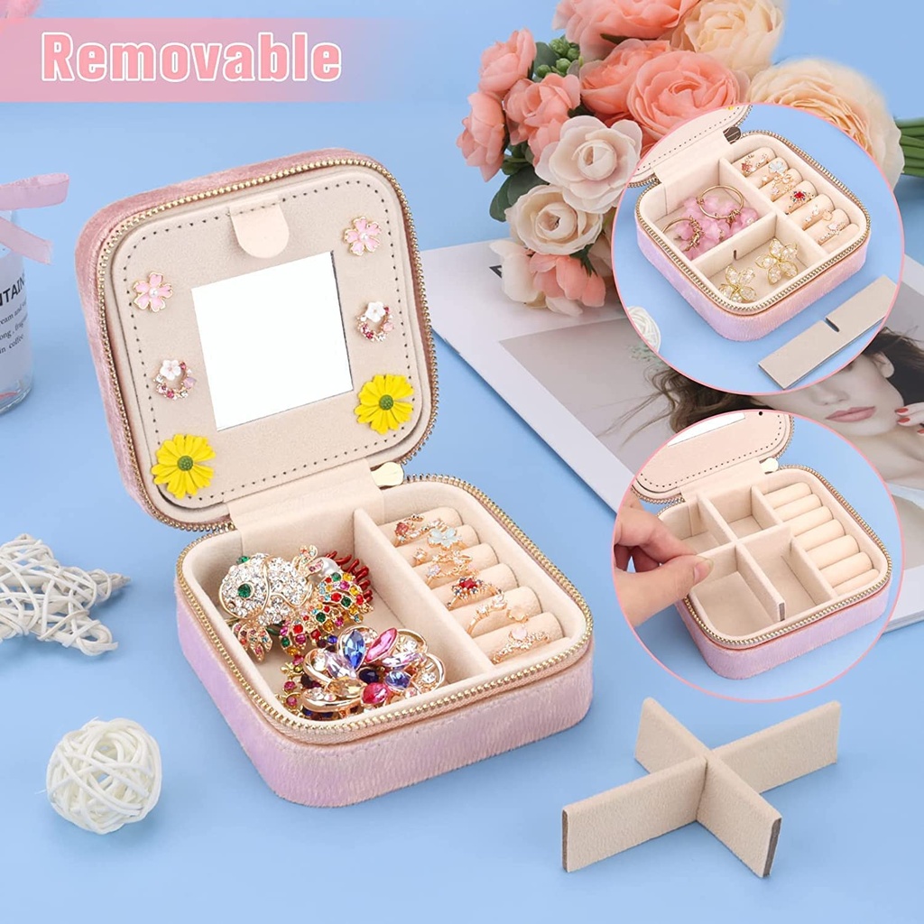 MINI JEWELLERY BOX WITH MIRROR