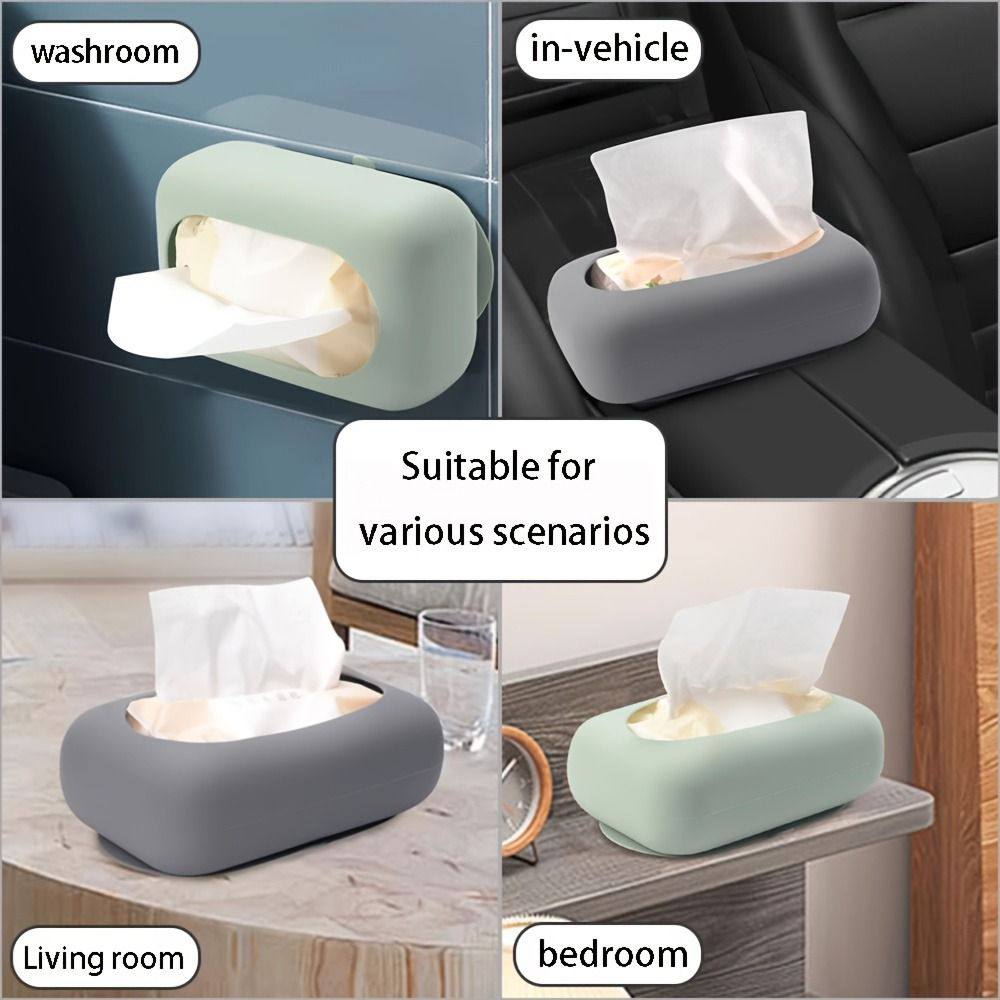 Silicone Suction Tissue Box