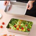 Stainless Steel Storage Plate With Lid