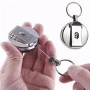 RETRACTABLE KEY CHAIN RING