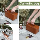 LEATHER COSMATIC BAG