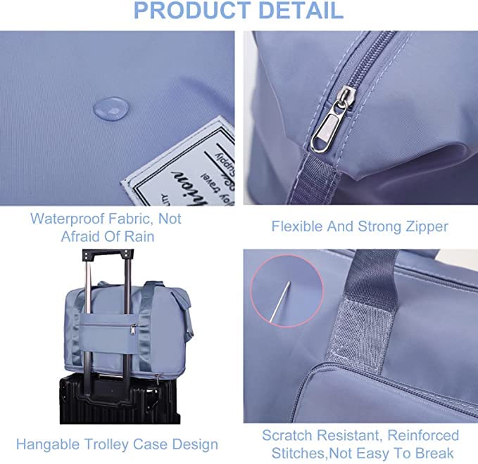 TRAVEL FOLDABLE BAG WITH POCKET