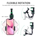 REARVIEW MIRROR PHONE HOLDER