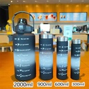 4 PCS MOTIVATIONAL WATER BOTTLE