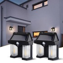 DUAL OUTDOOR SOLAR LIGHT