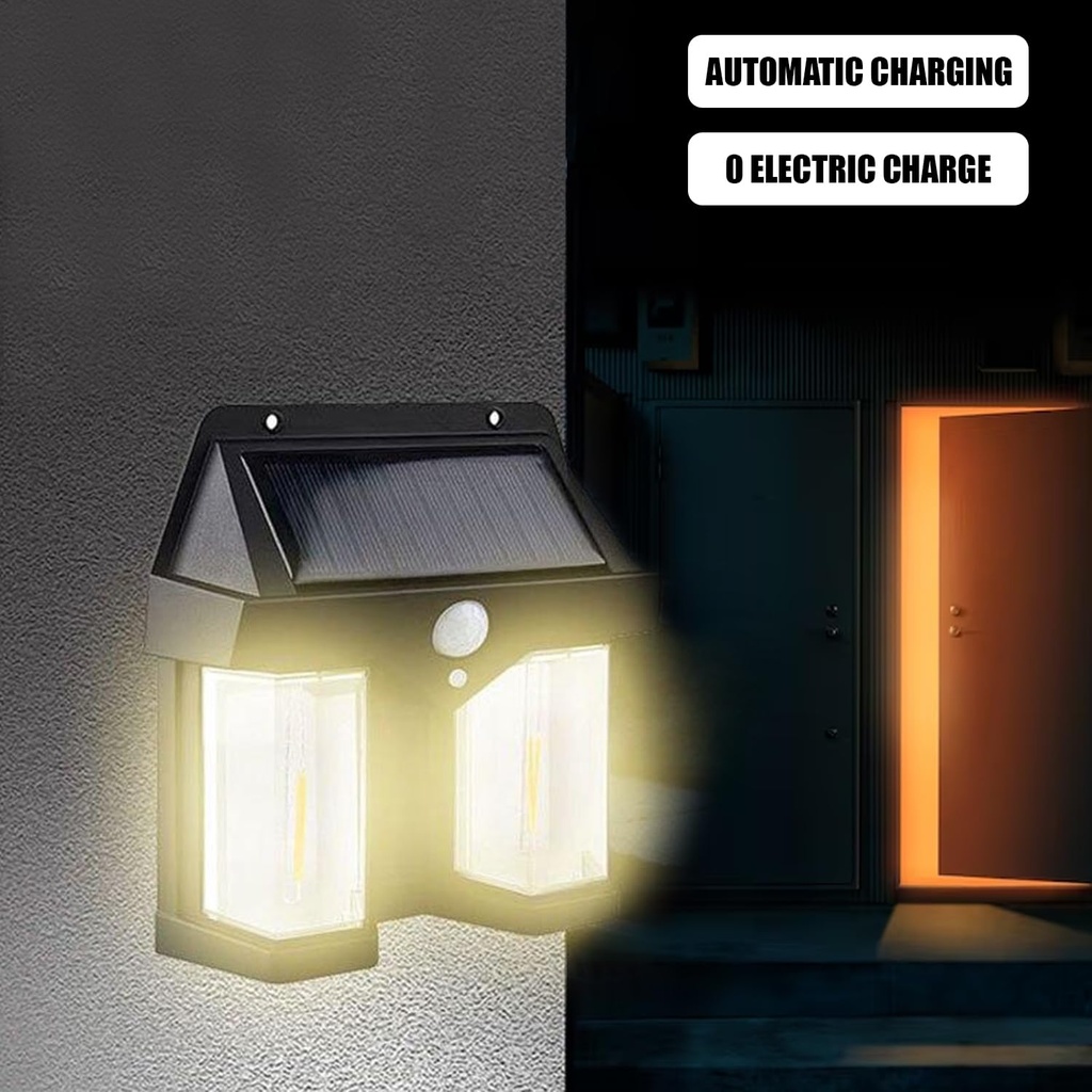 DUAL OUTDOOR SOLAR LIGHT