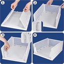 3 LAYER FOLDABLE SLIDING DRAWER