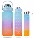 MOTIVATIONAL WATER BOTTLE 3 PCS SET