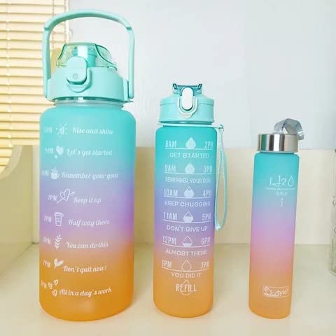 MOTIVATIONAL WATER BOTTLE 3 PCS SET