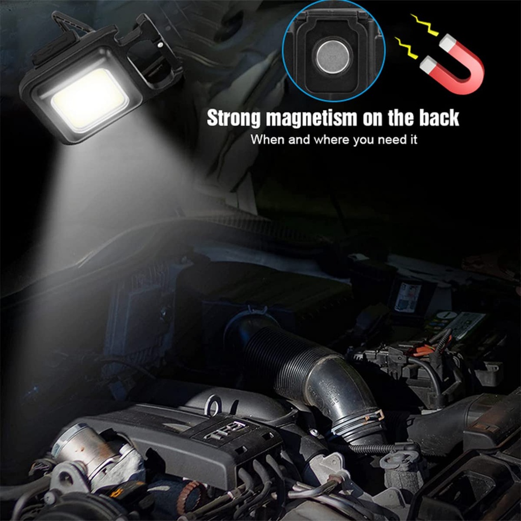 COB RECHARGEABLE KEYCHAIN LIGHT