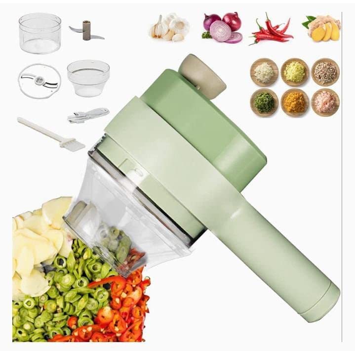 4 IN 1 HANDHELD ELECTRIC VEGETABLE CUTTER