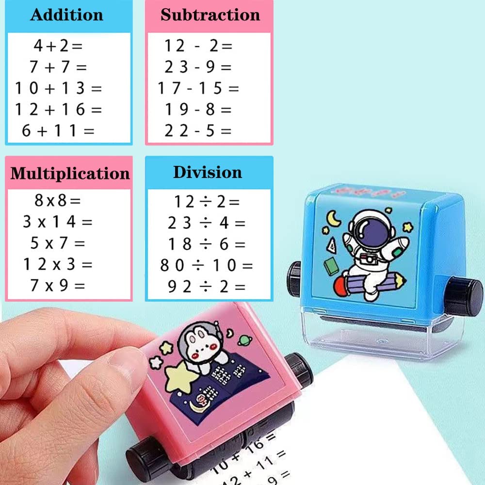 MULTIPLICATION MATH STAMP ROLLER