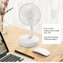 TELESCOPIC PORTABLE FOLDING FAN