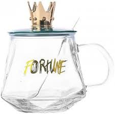 CROWN SHAPE COFFEE MUG WITH HANDLE