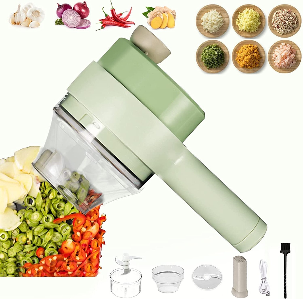 4 IN 1 KITCHEN ELECTRIC  VEGETABLE CUTTER