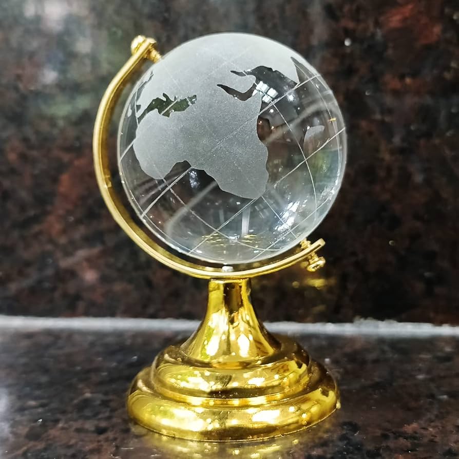 Crystal Globe (Size: 9cm)