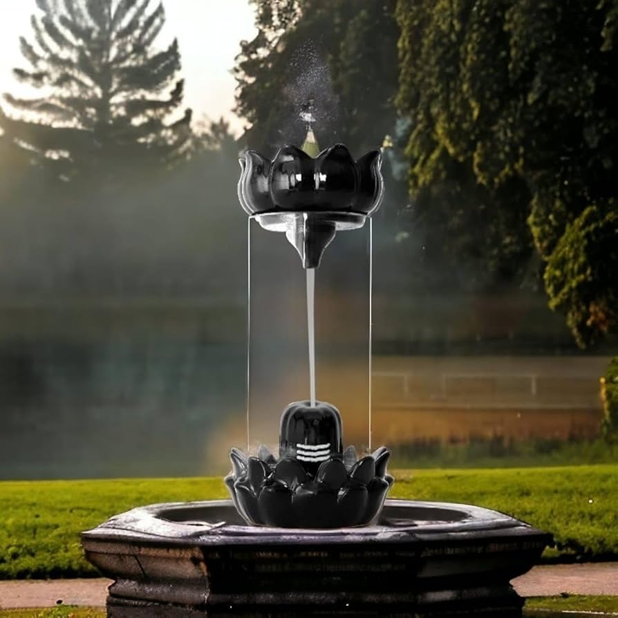 Mahadev Glass Smokey Fountain