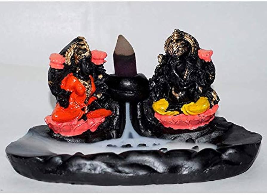 Laxmi And Ganesh ji Smoke Fountain With 10