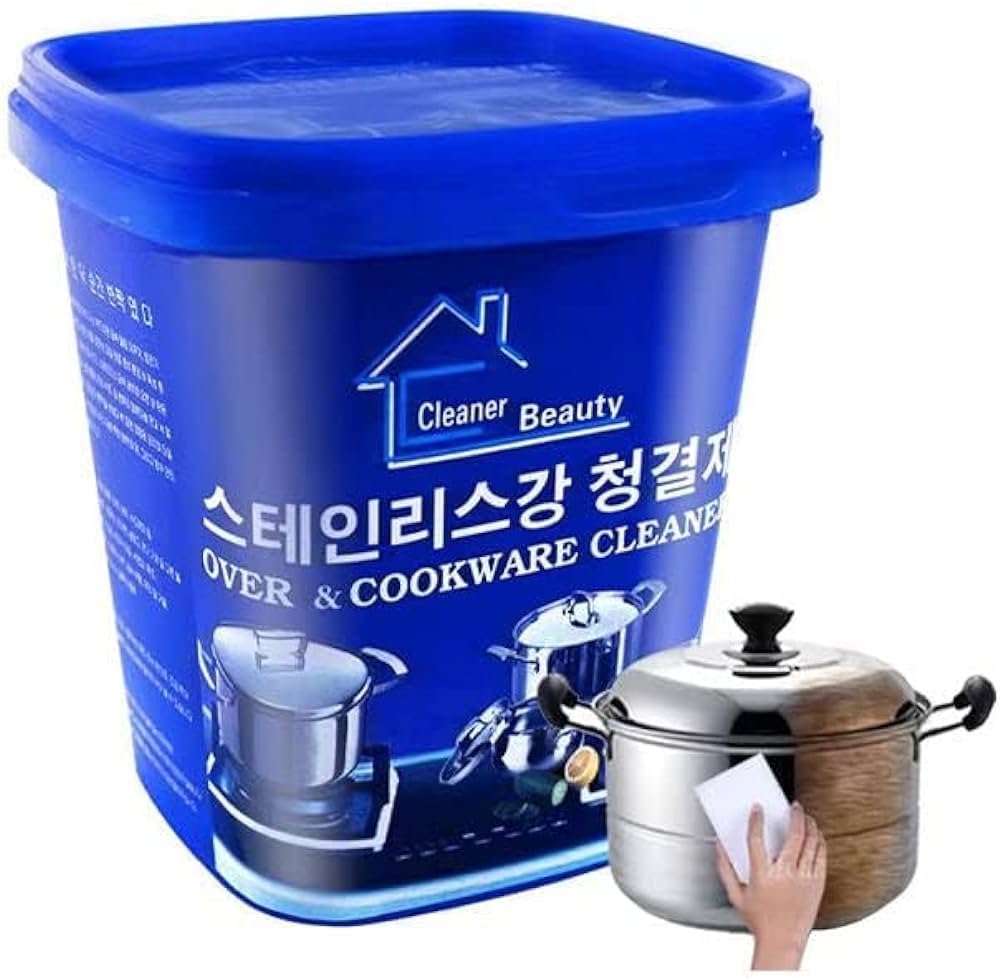 Powerful Stainless Steel Cookware Cleaning Paste (B  oom Wash)