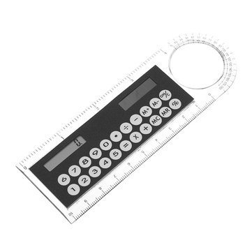 10 CM SCALE WITH DIGITAL CALCULATOR