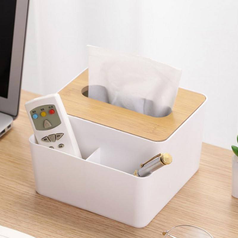 Wooden Tissue Holder With Remote Stand