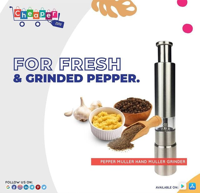 STEEL PEPPER GRINDER