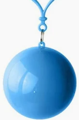 DISPOSABLE BALL SHAPE RAINCOAT