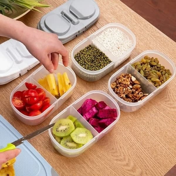 2 WAY FOOD STORAGE CONTAINER BOX