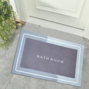 SQUARE BATHROOM MAT(57*38 CM)