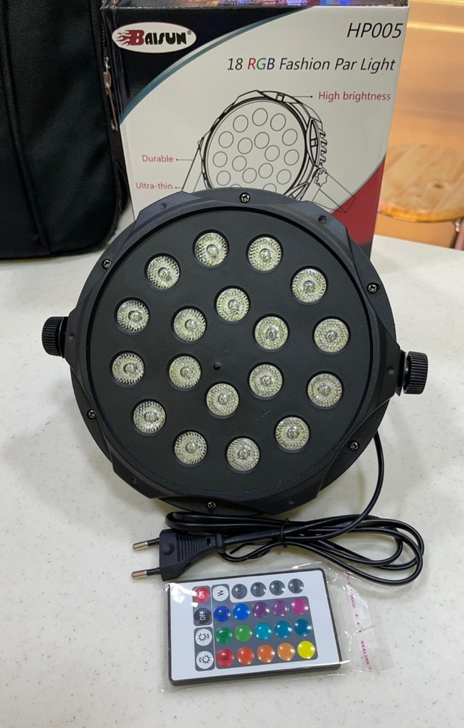 Par light 18Led with remote