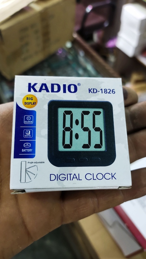 Car Dashboard Digital Clock Watch Pocket Size kadio kd 182