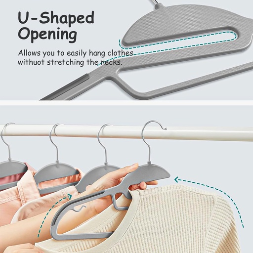 [CZSRT23.6] PLASTIC FLEXIBLE CLOTHES  HANGER