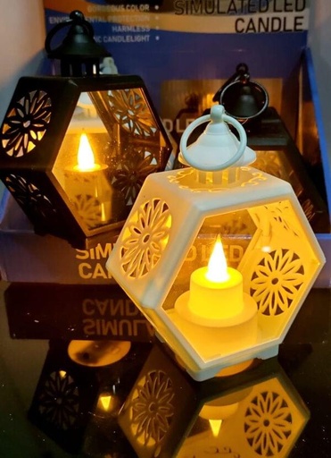 [TWUP105.90] Simulated LED Lantern  - (1 Piece)  Height: 15CM