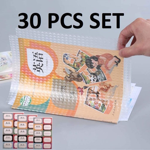 [CZONESRT165] BOOK COVER (30 PCS SET)