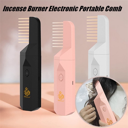 [CZONESRT407] SMART HAIR COMB INCENSE BURNER