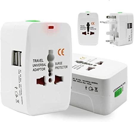 [CZONESRT182] UNIVERSAL TRAVEL USB PLUG ADAPTOR