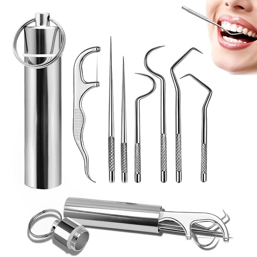 [MAHANTSRT130] 7 in 1 Teeth Cleaning Tool Kit