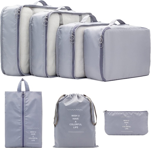 [CZONESRT324] 7 PCS TOILETRY BAG