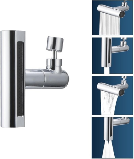 [CZONESRT232] 4 MODES WATERFALL KITCHEN FAUCET